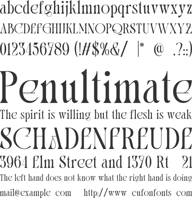 MOONSCYTHE font preview