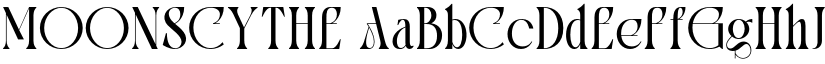 MOONSCYTHE font download