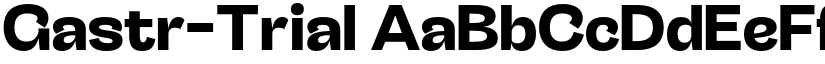 Gastr-Trial font download