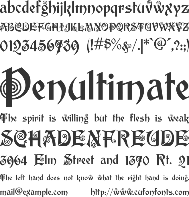 akaPotsley font preview
