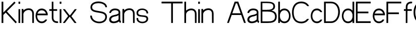 Kinetix Sans font download