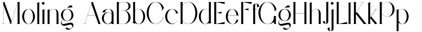 Moling font download