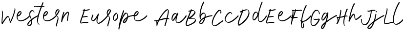Western Europe font download