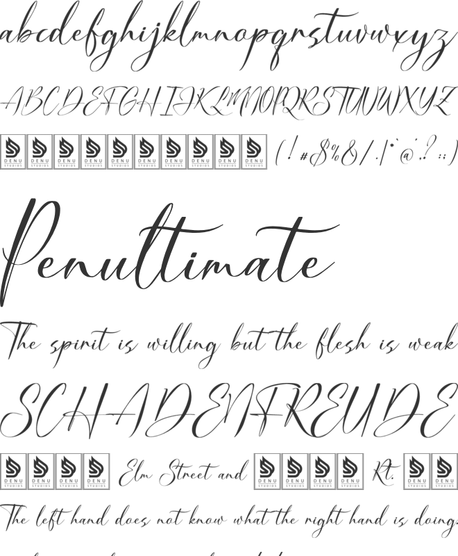 Dialmeray font preview