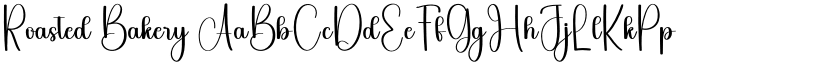 Roasted Bakery font download