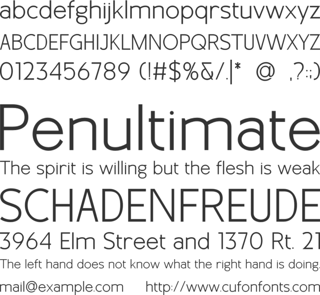 Stooned font preview