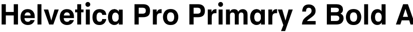 Helvetica Pro Primary 2 font download