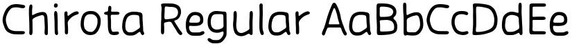 Chirota font download