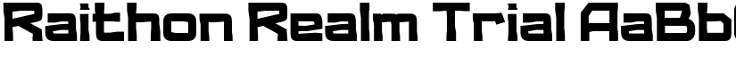 Raithon Realm Trial font download