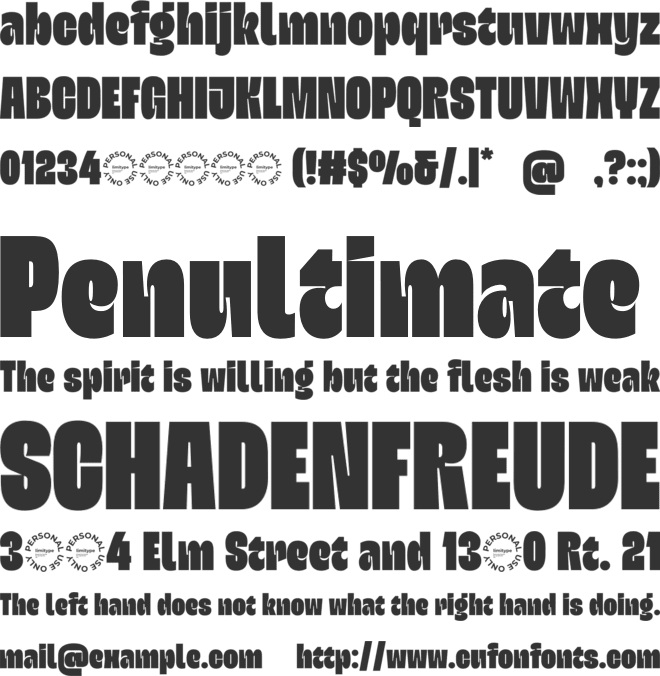Goken Bold Font font preview