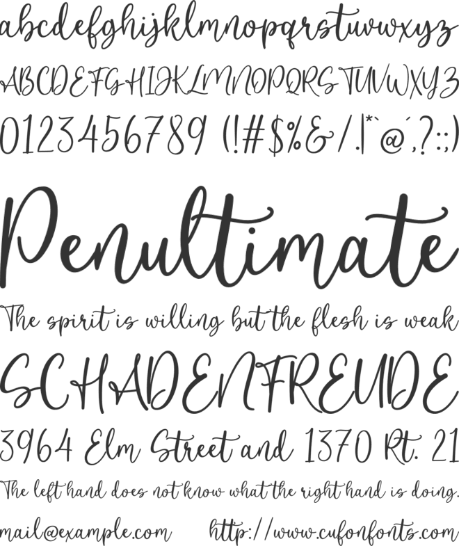 Goodest font preview