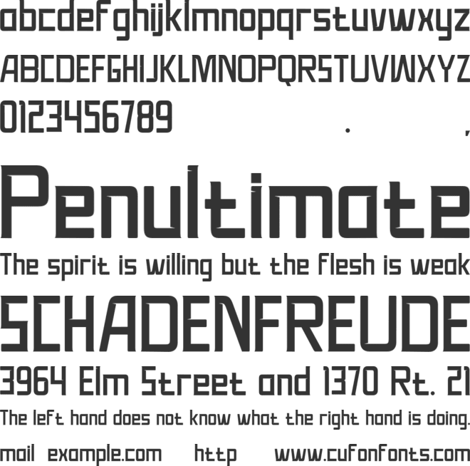 Veltoraz font preview