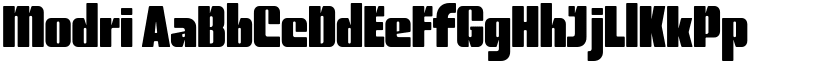 Modri font download