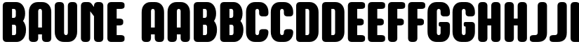 Baune font download
