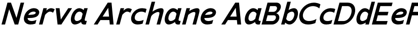 Nerva Archane font