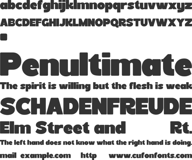 NAKILA font preview