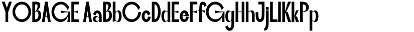 YOBAGE font download