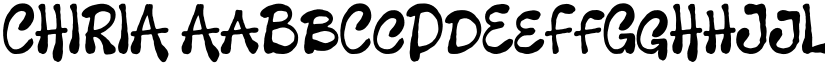 CHIRIA font download