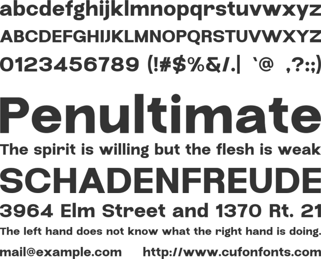 Megib font preview
