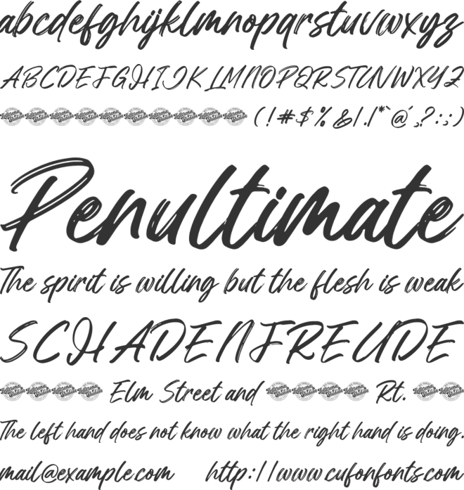 Jasding Blowned font preview
