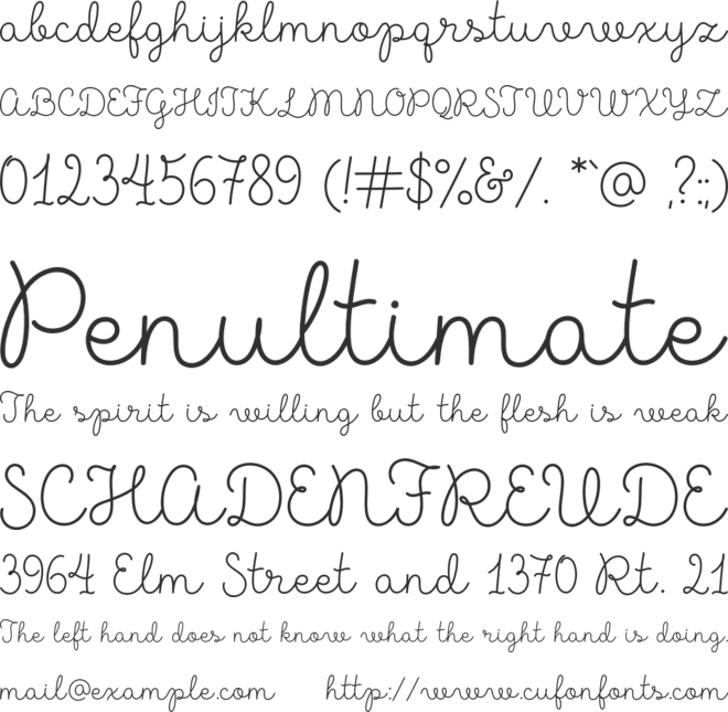 MADE Likes Script font preview