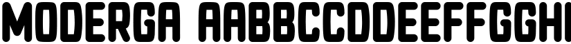 Moderga font download