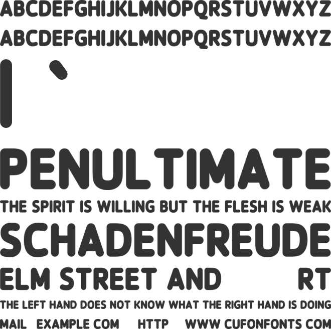 Metcha font preview
