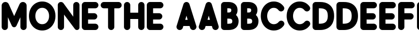 Monethe font