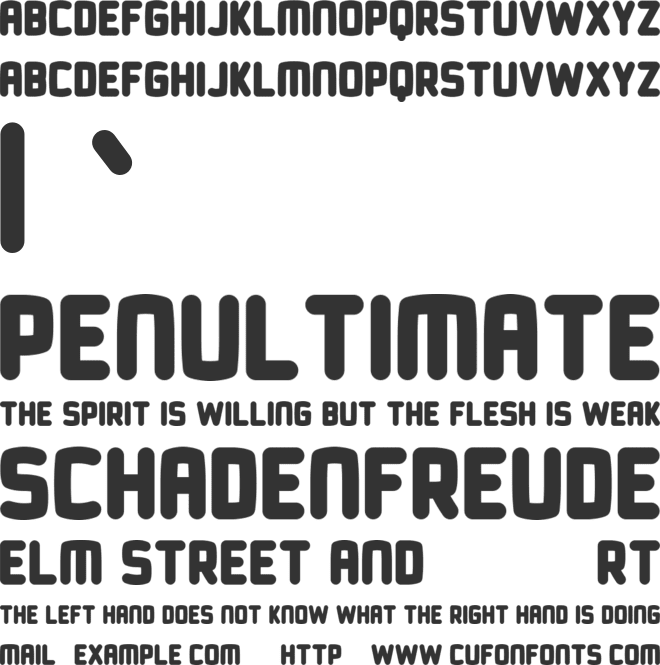 Goerban font preview