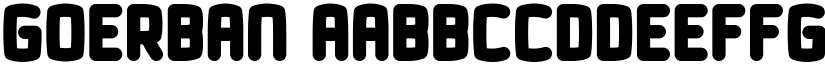 Goerban font
