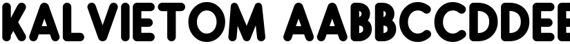 Kalvietom font