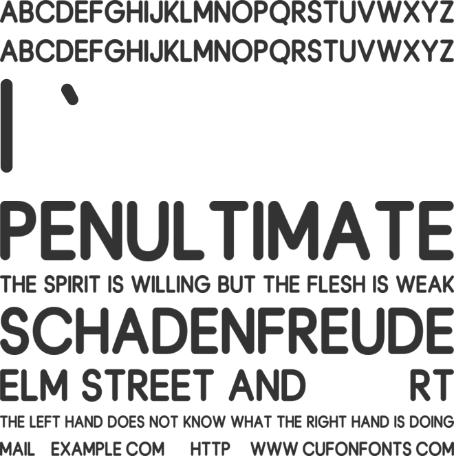Milkyon font preview