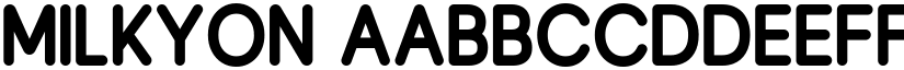 Milkyon font