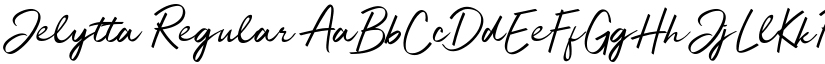 Jelytta Regular font