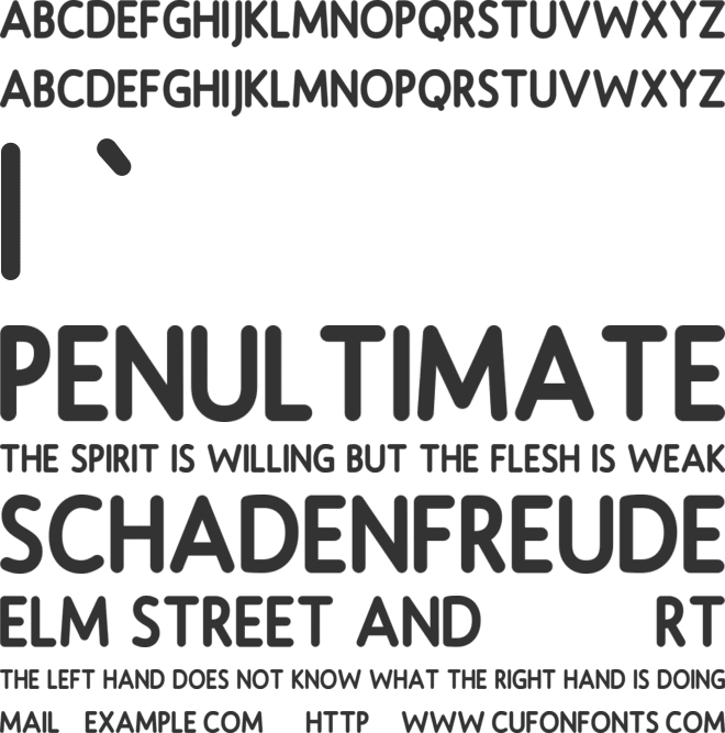 Farmind font preview