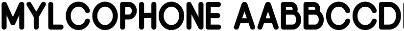 Mylcophone font download
