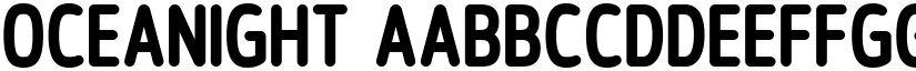 Oceanight font