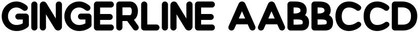 Gingerline font