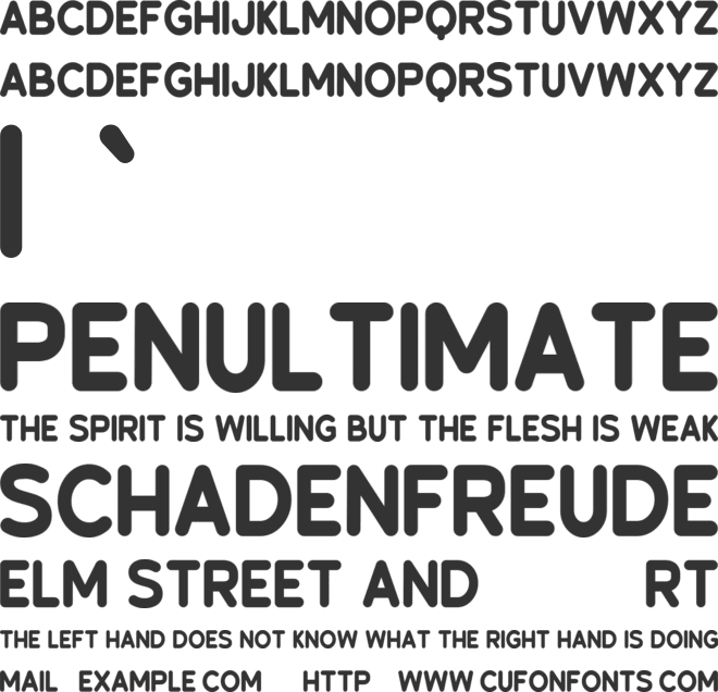 Morecat font preview