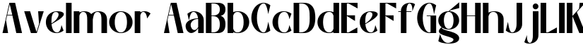 Avelmor font
