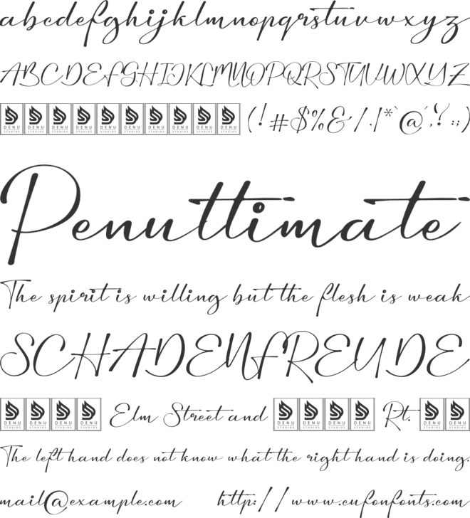 Amaterla Farmosa font preview