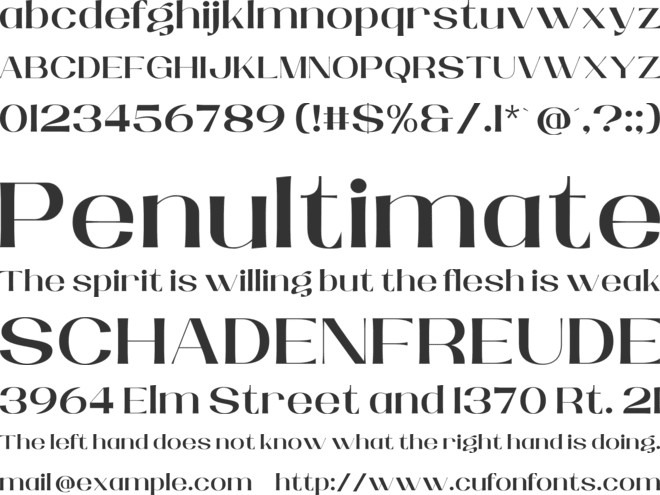 Glitch Keylink font preview
