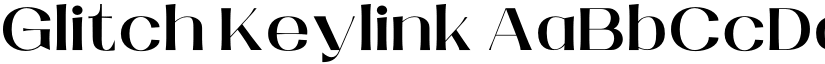 Glitch Keylink font download