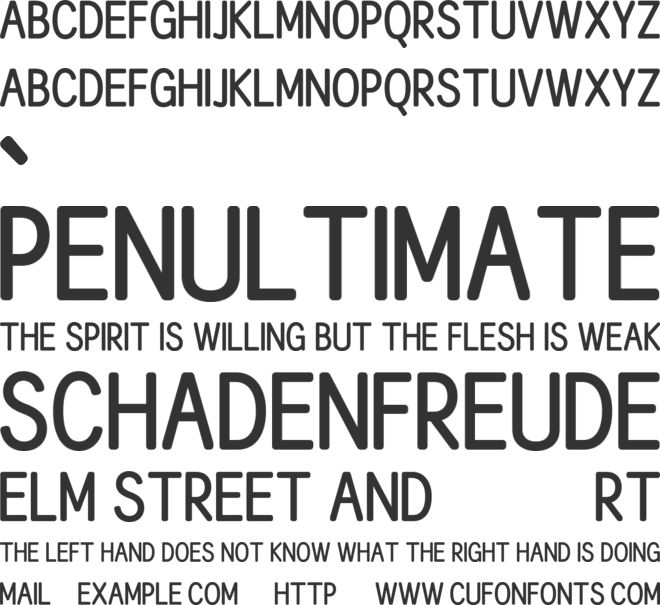 Cursivecraft font preview