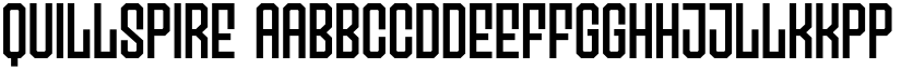 Quillspire font download