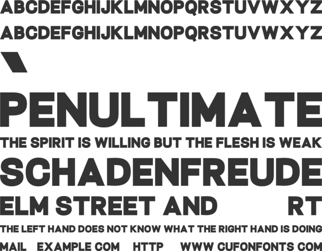 Noteworth font preview