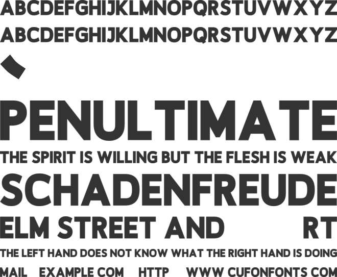 AC Flourish font preview