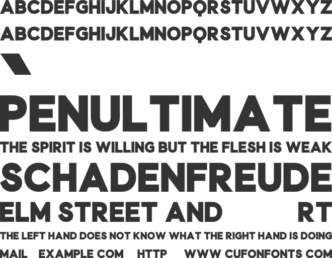 Cipherset font preview