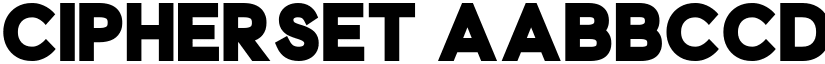 Cipherset font download