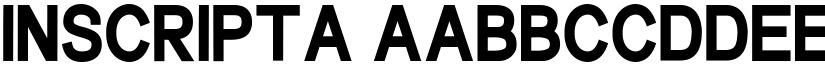 Inscripta font